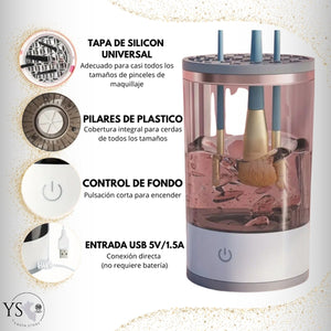 BrushCleaner - Máquina Limpiadora Eléctrica de Brochas de Maquillaje